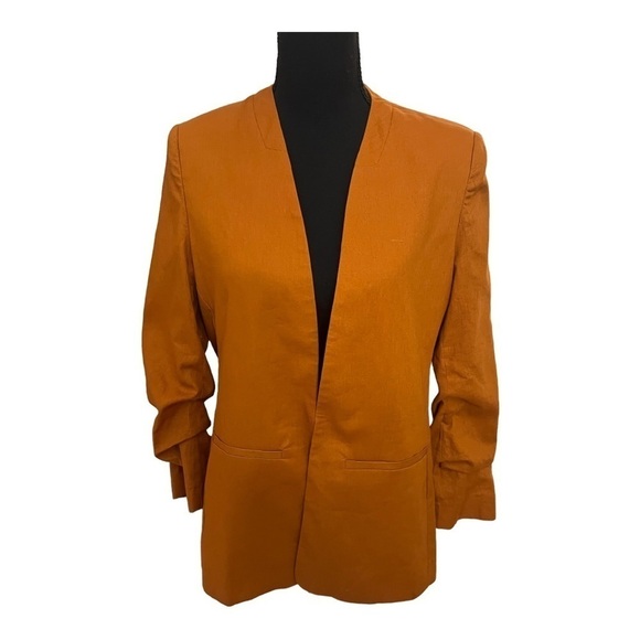 Gibson Latimer Jackets & Blazers - Gibson Latimer Linen Blend Oversized Blazer - Size Small